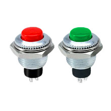 5pcs High Quality Red Green Round Button 12mm Momentary Push button Switch 3A 1255VAC 1.5A 250VAC 2024 - buy cheap