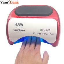 48W Nail Dryer - UV lamp for nail Polish UV Gel fast dry CCFL LED  Nail tools with Automatic Sensor Salon Beauty Equipment 2024 - buy cheap