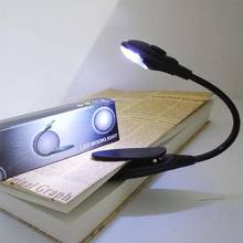 Mini LED Book Light Flexible Bright Clip on LED Lamp Light Book Reading Lamp For Travel Bedroom Book Reader Gift 2024 - buy cheap