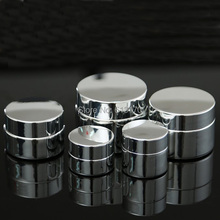 5g,10g,20g,30g Empty Glass cream Jar Silver Makeup Skin Care tins Cosmetic Packing Containers 2024 - buy cheap