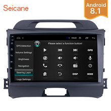 Seicane 9 polegada android 10.0 api 29 gps rádio do carro para kia sportage 2010 2011 2012 -2015 unidade principal do jogador dos multimédios de 2din wifi 2024 - compre barato