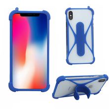 Caso Universal Para A Mosca Vista Max 5.5 polegada Funda Caso De Borracha de Silicone Macio Bumper Suporte Do Telefone Na mão 2024 - compre barato