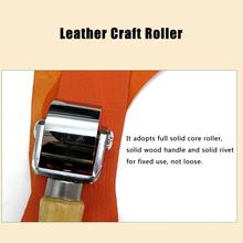 26/60/100mm Leather Glue Edges Laminating Roller Craft DIY Handmade Crease Tool Leather Craft Roller 2024 - buy cheap