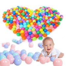50Pcs/lot Soft Plastic Ocean Wave Ball Children Colored Balls Funny Baby Kid Swim Pit Toy Eco-friendly Pool Balls Outdoor Toys 2024 - buy cheap