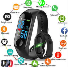 Смарт-часы с цветным экраном, пульсометр, фитнес-трекер, вибрация, напоминание, Bluetooth, Смарт-часы для мужчин, спортивные часы 2024 - купить недорого