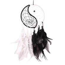 Wall Dreamcatcher Led Handmade Feather Dream Catcher Braided Wind Chimes Art For Dreamcatcher Hanging Car Home Decoration 2024 - buy cheap