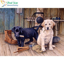 5D DIY Diamond Embroidery Dog Diamond Painting Animals Cross Stitch Mosaic Decoration Home Full Square Drill XY1 2024 - buy cheap