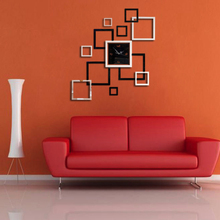 New Wall Clock 3D Diy Clocks Watch Horloge Murale Quartz Acrylic Mirror Stickers Home Living Room Decor. 2024 - buy cheap