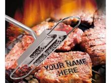 Bife de personalidade faça você mesmo carnes churrasco marca de carne ferro com letras alteráveis churrasco ferramenta 2024 - compre barato