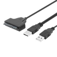 USB 2.0 to SATA 7+15Pin Converter Cable Adapter for 2.5 Inches External SSD HDD Hard Drive 22 Pin Sata Cable for SSD HDD disk 2024 - buy cheap