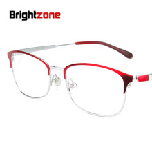 Óculos de grau de miopia, armação completa de titânio puro, marca de brilho, óculos para mulher, computador óptico de alta qualidade 2024 - compre barato