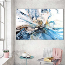 Большой Diy Алмазная Картина Красочные океан 5D полный квадрат/Круглая Мозаика Алмазная вышивка абстрактные настенные картины для гостиной 2024 - купить недорого