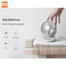 11 SOLOVE Clip-on Fan 360 Degree Rotating Mini 3 Speed Handheld USB Electric Fan For Student Dormitory Office Home 2024 - buy cheap