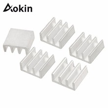 Aokin 20 pces módulo de alumínio do radiador do dissipador de calor, dissipador de calor eletrônico da aleta de refrigeração da microplaqueta para a cpu da ram de hdd, dissipação de calor de gpu 2024 - compre barato