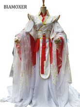 Xie Lian Yue Shen/костюм для косплея в античном стиле Тянь Гуань Си фу Платиновый Павлин, костюмы для косплея, все наборы 2024 - купить недорого