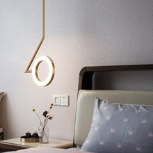 Nordic LED Pendant Lamp Bedroom Bedside Restaurant Pendant Lights Lighting Luminaria Bar Brass LED Designer kitchen fixtures 2024 - buy cheap