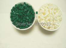 Free Shipping 0# 1000pcs Green-White Colored Hard Gelatin Empty Capsules, Hollow Gelatin Capsules,Separated Capsules 2024 - buy cheap