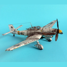 Модель самолета 1:33, Германия, Ju-87, бумажная 3D модель, космическая библиотека, картонный дом для детей, игрушки из бумаги 2024 - купить недорого