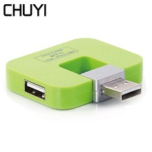 CHUYI Wireless Micro USB 2.0 4 Port Distributor Multi Hub Computer Portable Splitter HUB For Macbook Pro Adapter 2024 - buy cheap