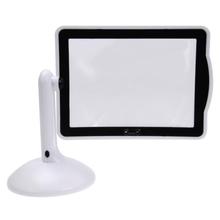 Portable 3X180° Rotatable Desktop Reading Magnifier Glass with LED Light for Desk Decoration Writing Reading Magnifier 2024 - buy cheap