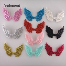 10pcs/lot 70*43mm glitter wings hair accessories diy decoration crafts accessories,diy handmade materials,Y181220502 2024 - buy cheap