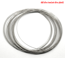 DoreenBeads 200 Loops Silver Color Memory Beading Wire 100mm-105mm Dia. (B18223) yiwu 2024 - buy cheap