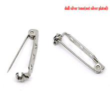 100 Silver Tone Brooch Back Bar Pins Findings 28x5mm (B10675) 2024 - buy cheap