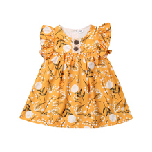 Girl Dress Toddler Infant Kids Baby Girls Summer Ruffles Sleeve Dress Princess Party Wedding Tutu Dresses 2024 - buy cheap