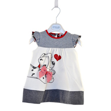 Vestido de princesa infantil feminino, vestido de uma peça sem mangas para recém-nascidos, de algodão com desenho animado para o verão, novo, 2019 2024 - compre barato