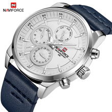 2020 Men's Watch NAVIFORCE Fashion Analog Quartz Wristwatches Leather Strap Clock Waterproof Sport Men Watches Relogio Masculino 2024 - buy cheap