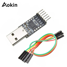 CP2102 6 PIN Módulo Conversor Serial USB 2.0 Para UART TTL Com Dupont Cabos de Suporte do Windows 2000/XP OS9 linux 2.40 Para Arduino 2024 - compre barato