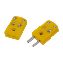 Conector de soquete tipo termopar, conector de plástico amarelo tipo k 2024 - compre barato