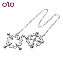 OLO 1 Pair Nipple Stimulator Nipple Clamps Breast Clips Stainless Steel Sex Toys for Couple Adult Games Erotic Toys 2024 - buy cheap