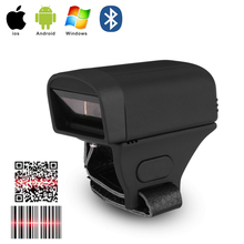 Small Portable Design Finger Ring Scanner Android Windows IOS Connecting 1D 2D Barcode Scanner Tickets Parking Warehouse Scanner 2024 - buy cheap