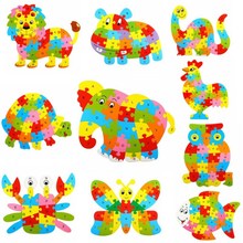 26 Patterns Wooden Animal Alphabet Early Learning Puzzle Jigsaw For Kids baby Educational Learing Intelligent Toys  YJS 2024 - buy cheap