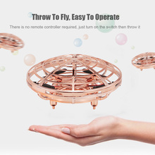 F802 Mini Infrared Induction Hand Control UFO Altitude Hold RC Training Drone Quadcopter for Boy Kids Toy Gift 2024 - buy cheap