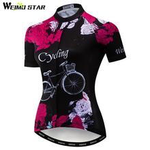 Weimostar Bike Team Cycling Jersey Shirt Summer Women Short Sleeve Bicycle Clothing Maillot Ciclismo Quick Dry MTB Bike Jersey 2022 - buy cheap