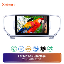 Seicane Android 8,1 2din автомобильный dvd-плеер для KIA sportage 2016 2017 KX5 gps навигация 9 дюймов wifi 4-ядерный автомобильный стерео головное устройство 2024 - купить недорого