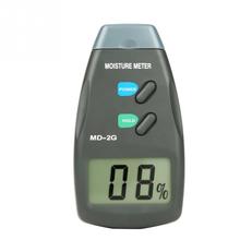 Medidor de umidade de madeira, ferramenta de medição com lcd, 2 pinos, higrômetro de madeira, testador de umidade, madeira 2024 - compre barato