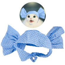 2019 New Pet Headband Dots Pattern Lovely Kawaii Cute Creative Cat Headdress Pet Costume Pet Supplies Accessories for Cats Dogs 2024 - buy cheap