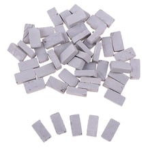 1.7x0.9cm 1/16 Miniature Gray Brick Model for Sand Table Building Suitable for sand table scene scenery building accessories 2024 - buy cheap