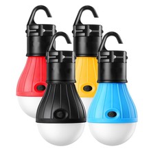 Mini Portable Lantern Tent Light LED Bulb Emergency Lamp Outdoor Waterproof Hanging Hook Flashlight Lamp For Camping Tent 2024 - buy cheap