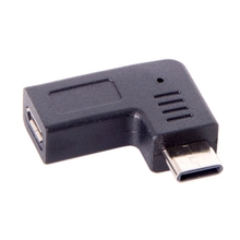 USB-C Type-C папа к Micro-USB 2,0 5Pin Женский адаптер данных 90 градусов угловой тип 2022 - купить недорого