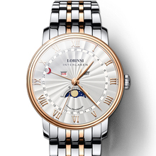 Lobinni relógio masculino de marca de luxo, relógio suíça à prova d'água safira, monofásico com movimento miyota l3603m2 2024 - compre barato