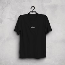 Винная футболка для любителей вина минимализм вино One Love черная серая белая футболка унисекс Tumblr Футболка Повседневная футболка 2024 - купить недорого