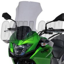 Лобовое стекло мотоцикла ветровые дефлекторы козырек Viser подходит для Kawasaki Versys-x300 17-18 Versys x300 2017-2018 17 '-18' 2024 - купить недорого