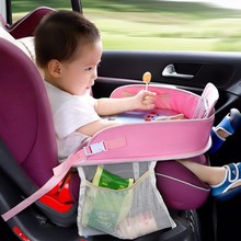 Ohanee-bandeja de segurança para carro portátil, assento infantil multifuncional com bandeja para comida, comida e celular 2024 - compre barato