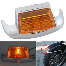 Amber Front Fender Tip Light Fits For Harley Electra Touring Glide FLHT/FLT/FLSTN High Quality ABS Plastic 2024 - buy cheap