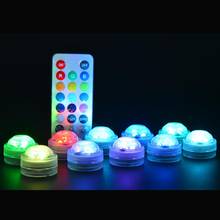 20Pcs Wedding Decoration Submersible LED Party Tea Table Mini Light For Marriage Halloween Christmas  underwater light for Tank 2024 - buy cheap