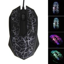 Gaming Mouse 2400DPI 3 Buttons Optical USB Wired Gaming Mouse 7 Colors LED Computer Game Mice for PC Laptop Desktop High Quality 2024 - buy cheap